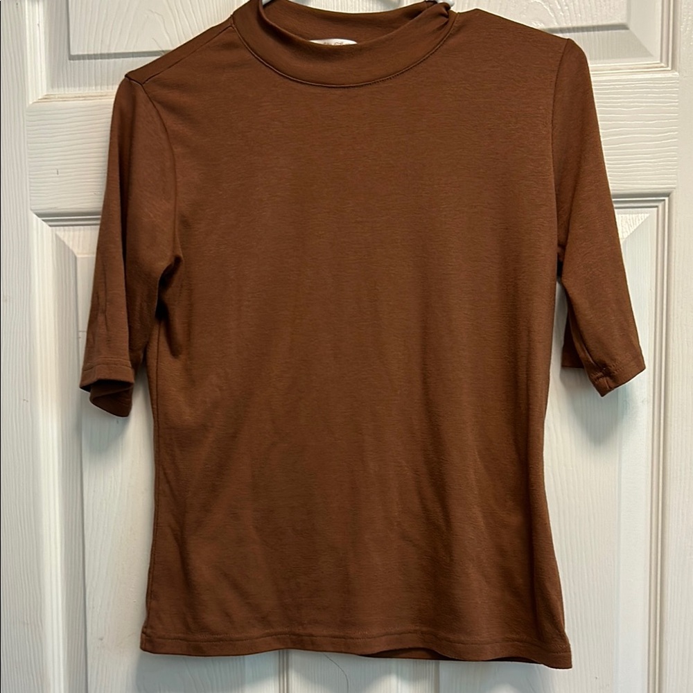 Brown Women's Top Blouse
